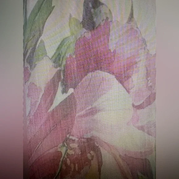 Beige zen garden cream floral print maxi dress, perfect for any formal - Picture 12 of 12